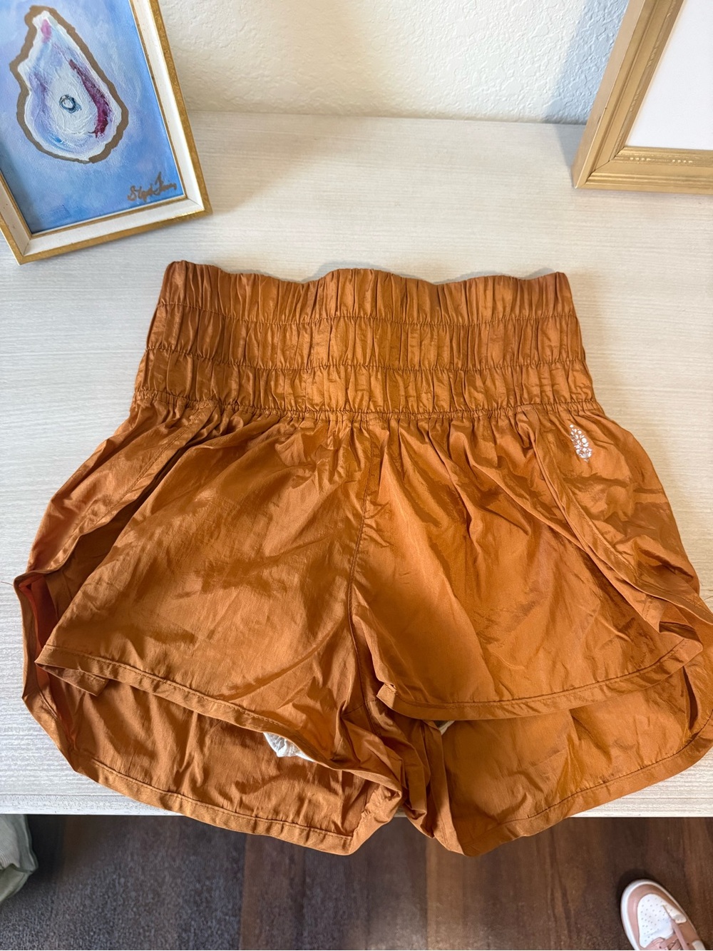 Free People The Way Home Short in Copper